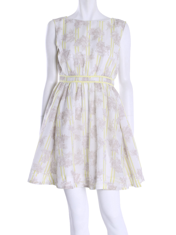 MERCURYDUO フラワーストライプワンピース