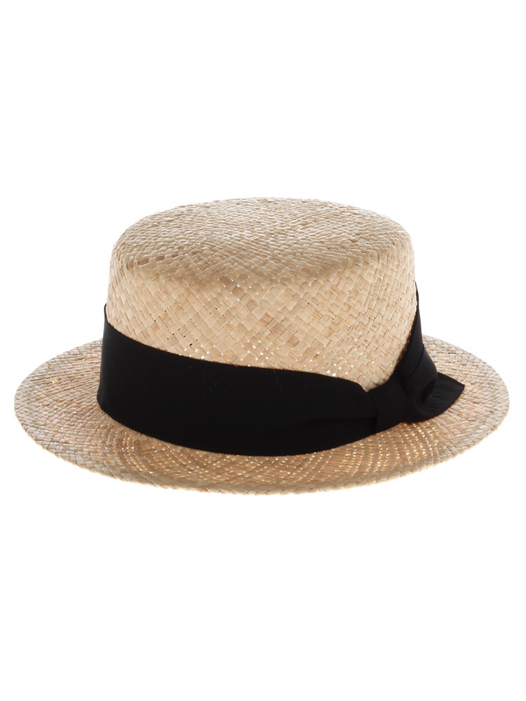 【GDS】BIGリボンカンカンHAT(ベージュ)