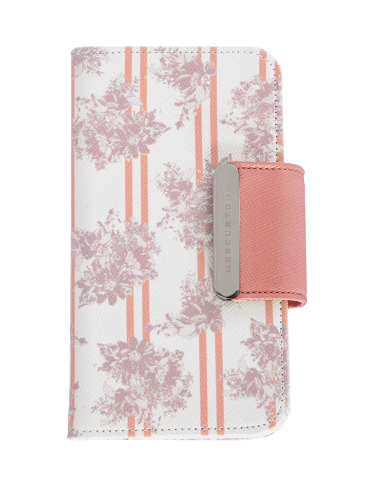 MERCURYDUO【WEB限定】 フラワーストライプIphoneケース5