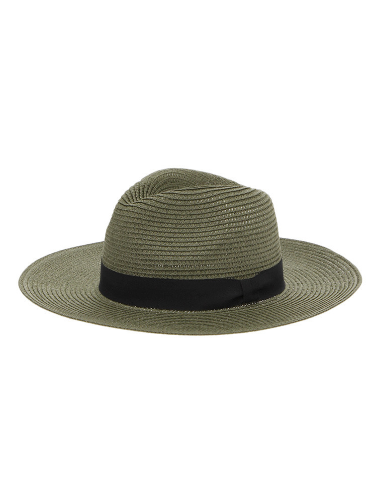 【GDS】 ツバ広ペーパーリボンHAT