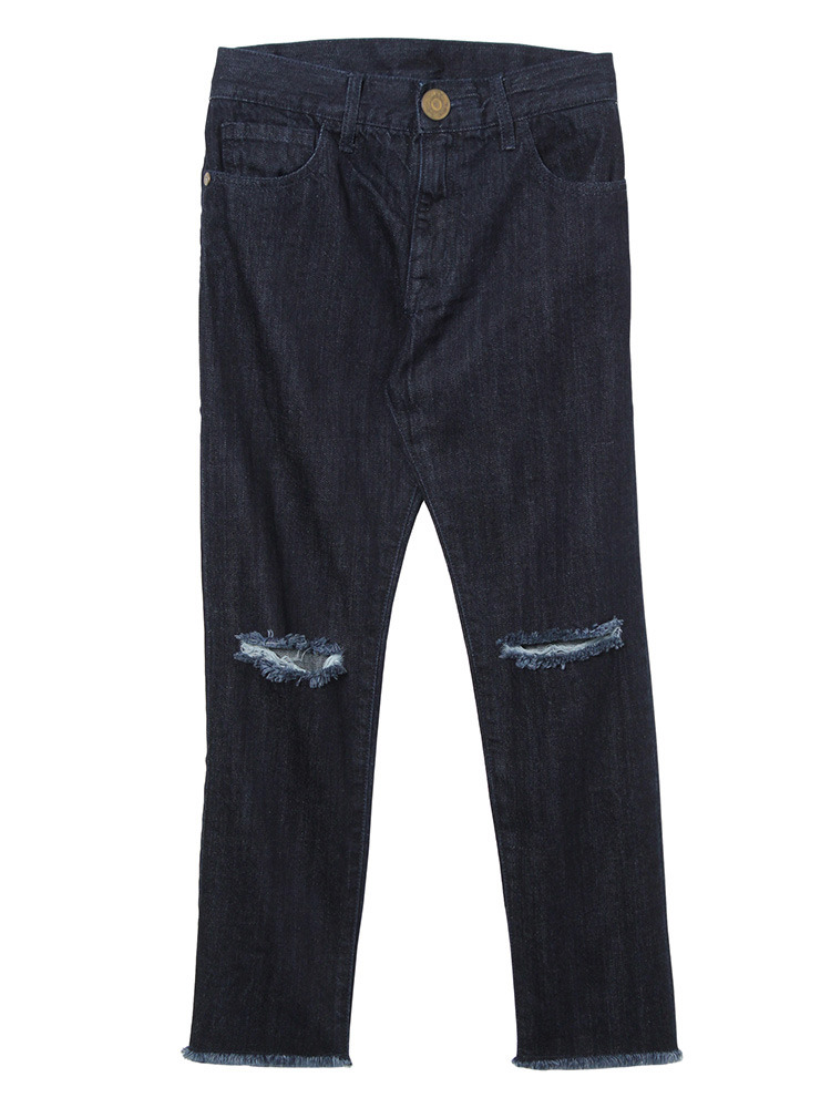【CASUAL】crash skinny denim