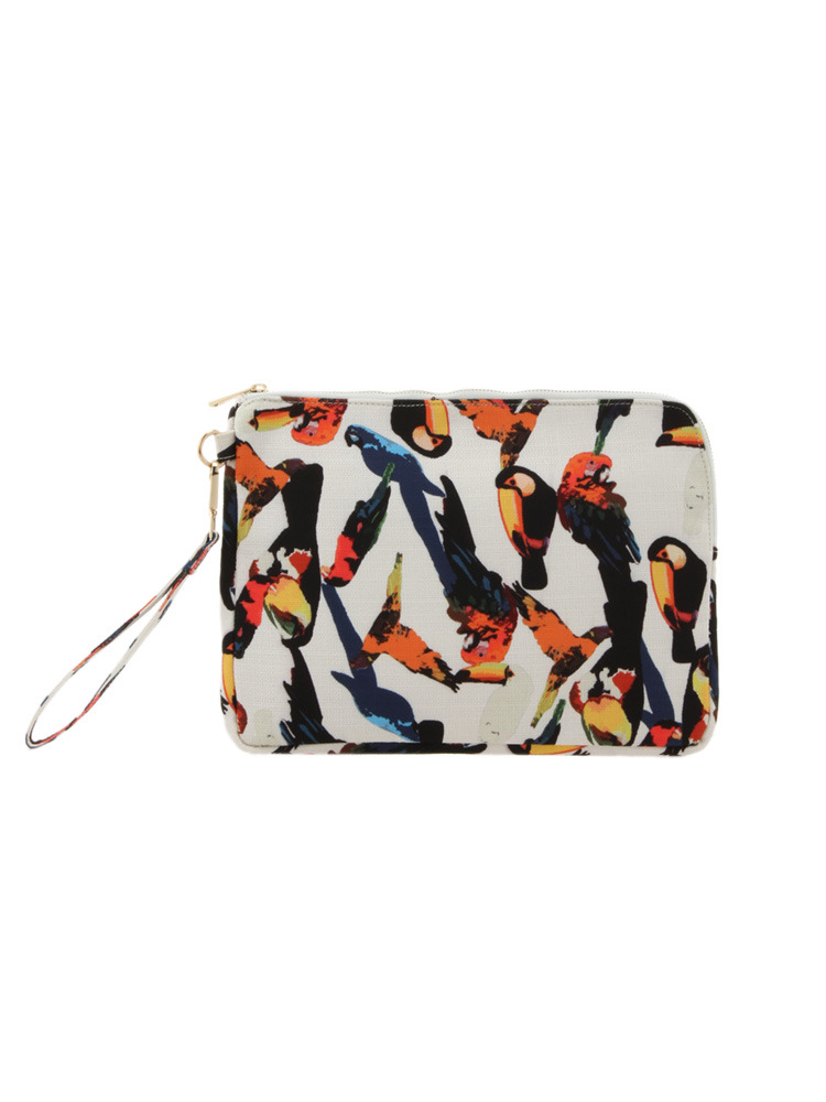【CASUAL】バード柄クラッチBAG