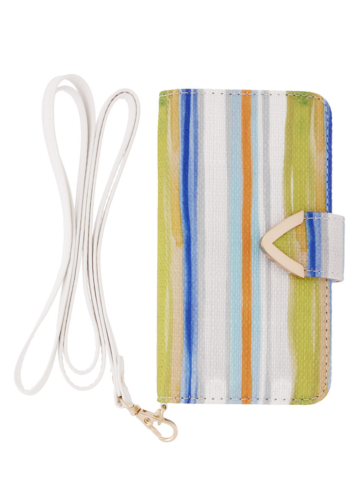 MURUA <<6対応>>【CASUAL】カラーストライプiphone6ケース