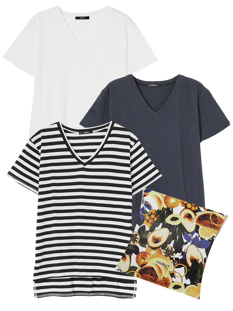 MURUA《WEB限定》3COLOR Tシャツ PACK