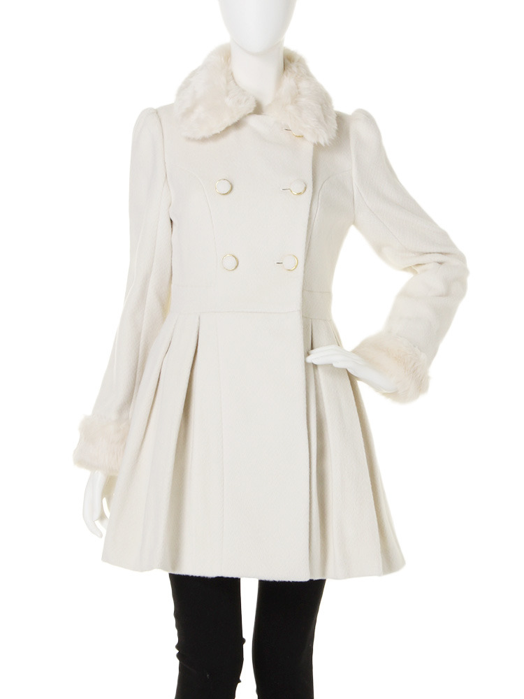 dazzlin ダブルボタンガーリーコート