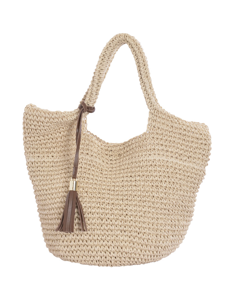 【goods】タッセル編みかごＢＡＧ