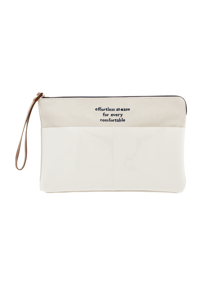 【goods】２素材クラッチＢＡＧ