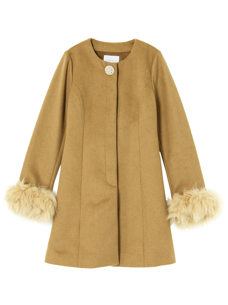 dazzlin ノーカラービジューコート