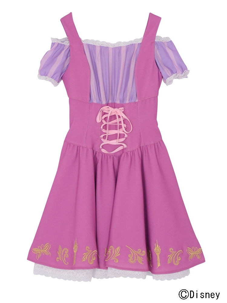 dazzlin ロマンティックラベンダーカラーミニドレス