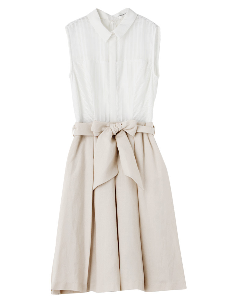 LAGUNAMOON シアーチェックシャツワンピース