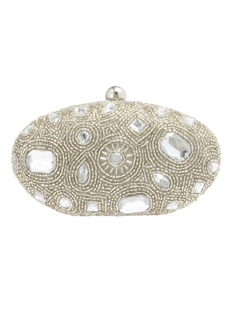 ストーンビジューLadyクラッチBAG