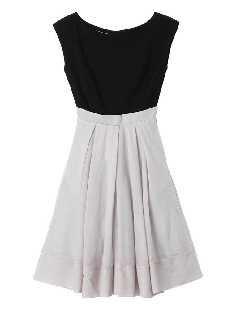 LAGUNAMOON シアースカートコンビワンピース