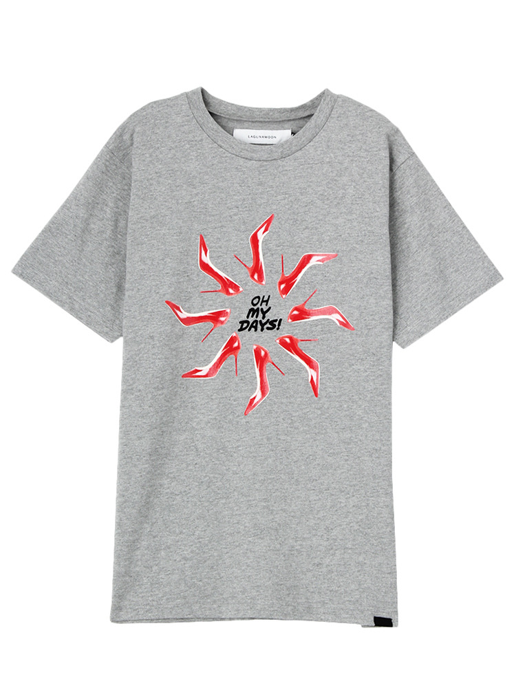 HeelsサークルフォトTシャツ