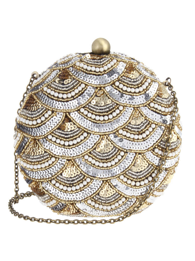 〈SANTI〉Many Pearl CLUTCH