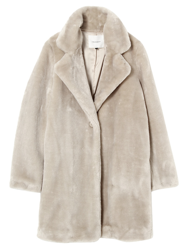 LAGUNAMOON BIGカラーファーコート