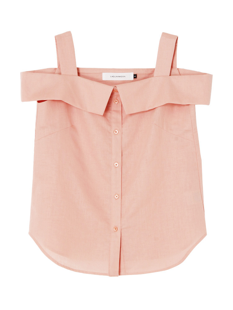 LAGUNAMOON キャミソールシャツブラウス