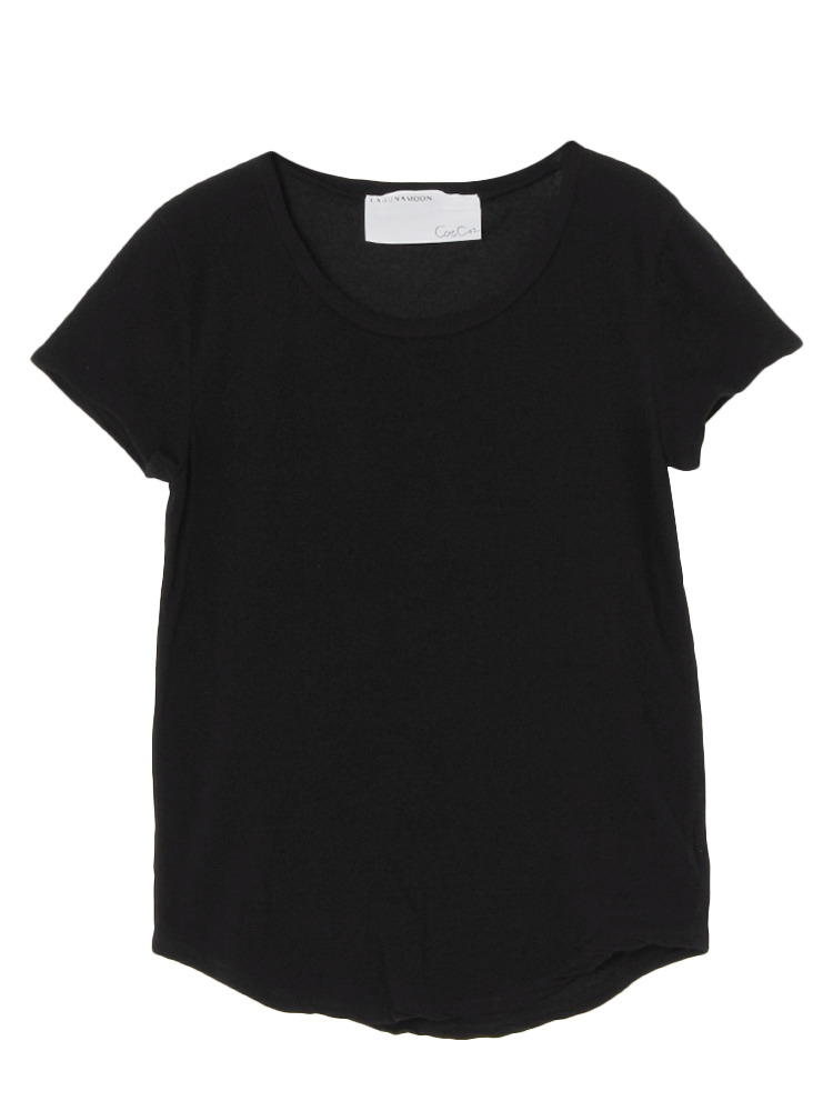 斜行クルーネックTシャツ【コラボ】