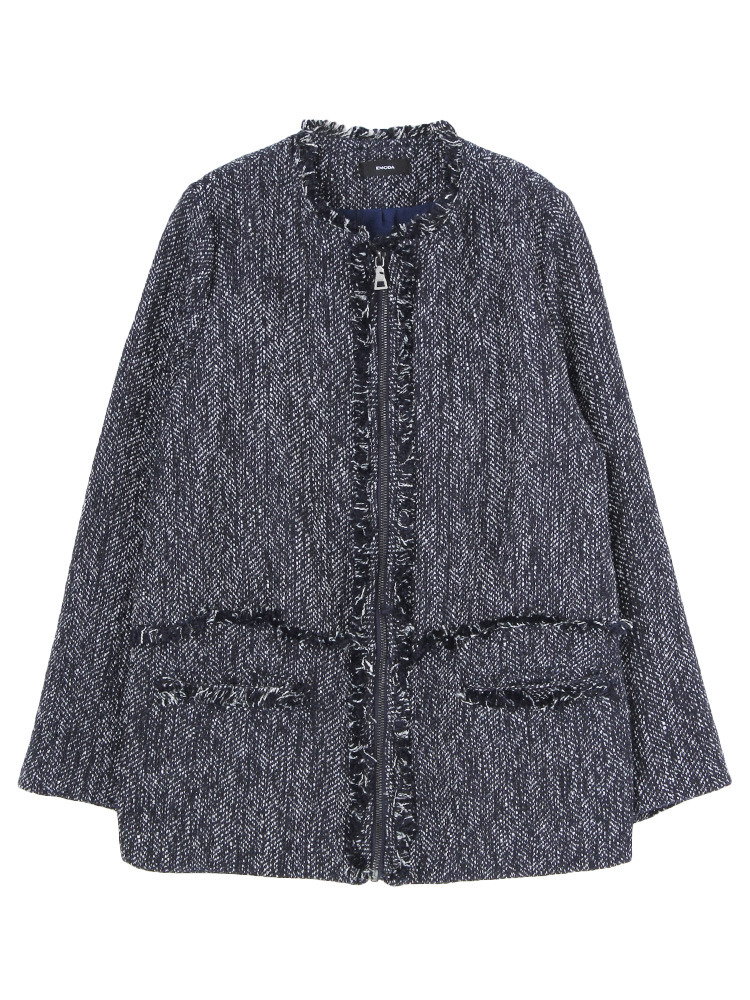 EMODA DENIM TWEEDコクーンジャケット