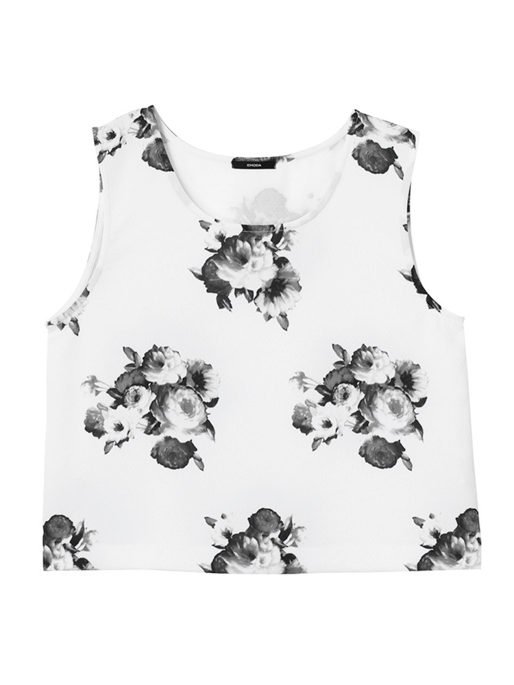 EMODA WIDE FLOWER タンクトップ
