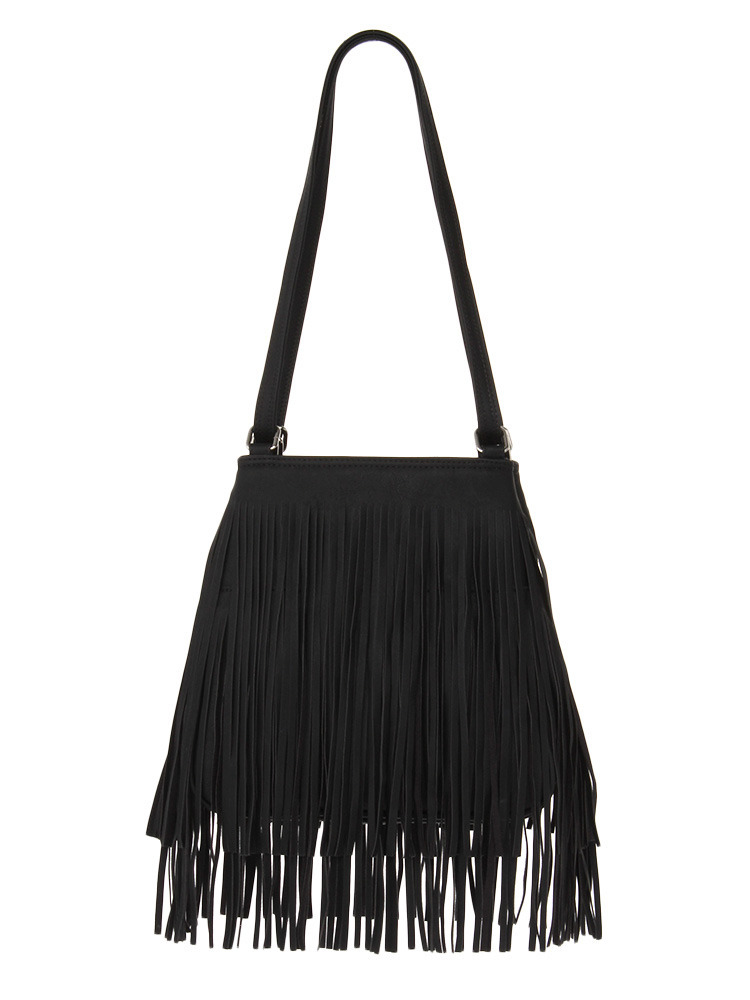 long fringe bag