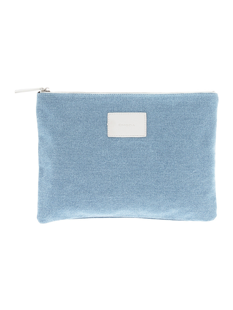 レザーネームDENIMクラッチ