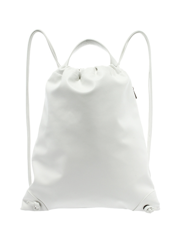 フェイクレザーナップサック