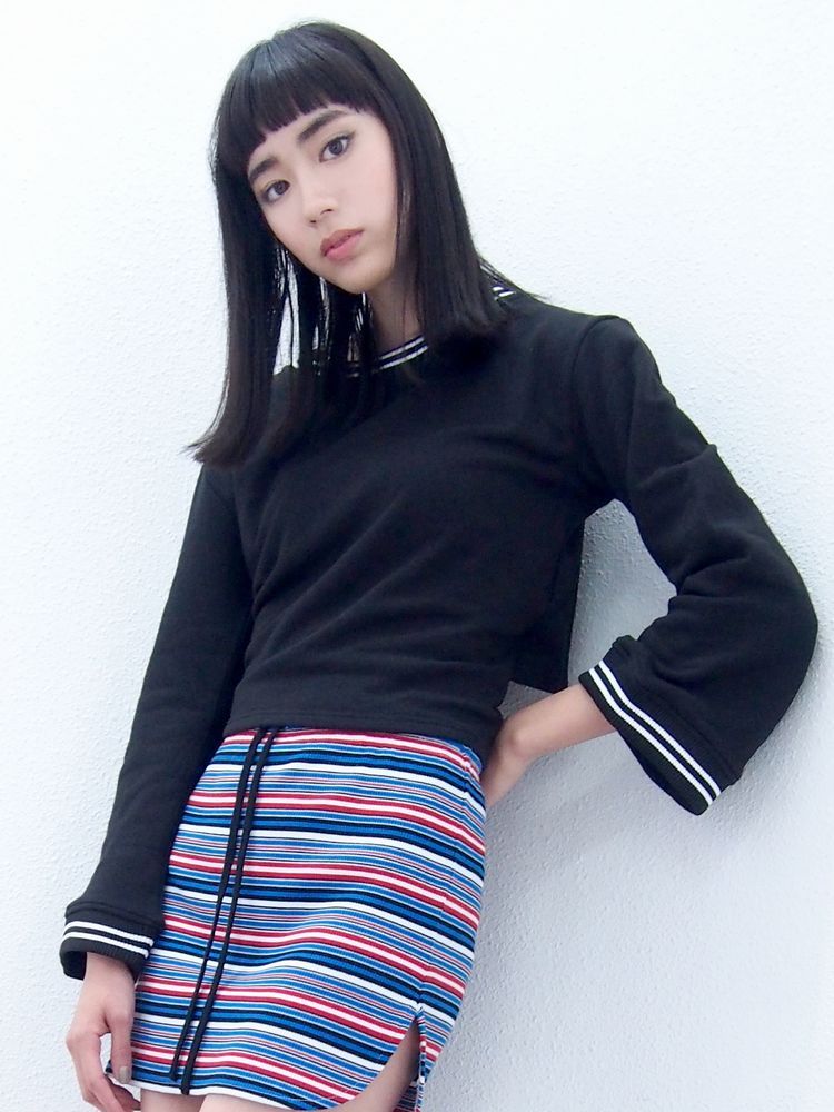 【EMODA×UNO】COLOR RIB LINEトップス