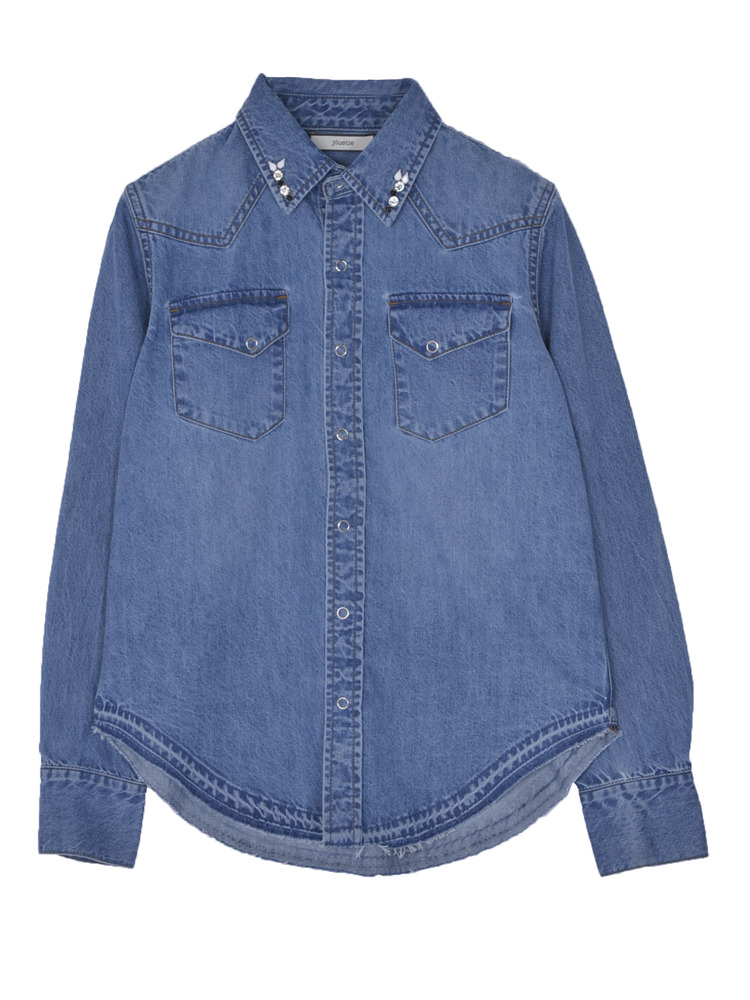 jouetieビジューデニムシャツ