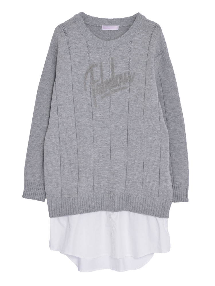 jouetie ストライプレイヤードチュニックKT