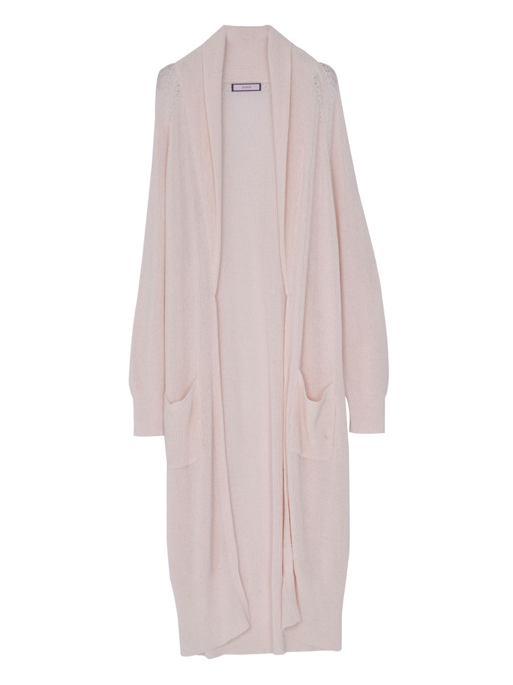 jouetie 畦編みロングカーデ