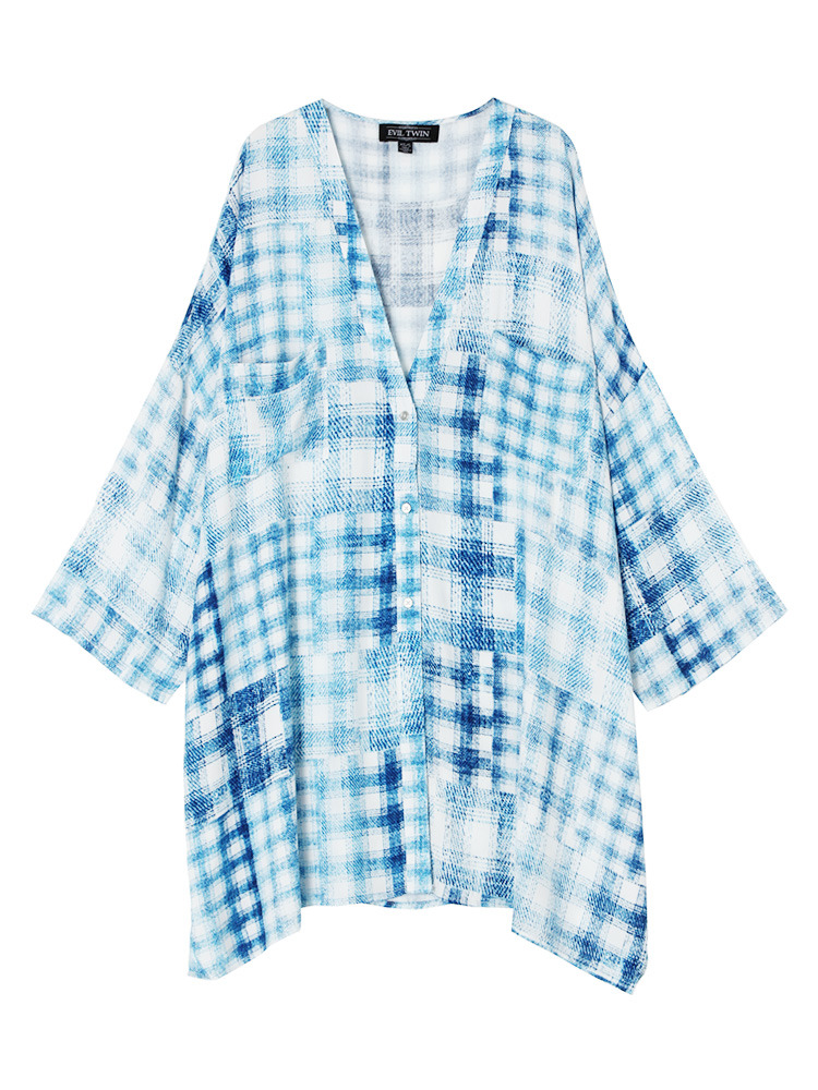 【IMPORT】On the road cape shirt