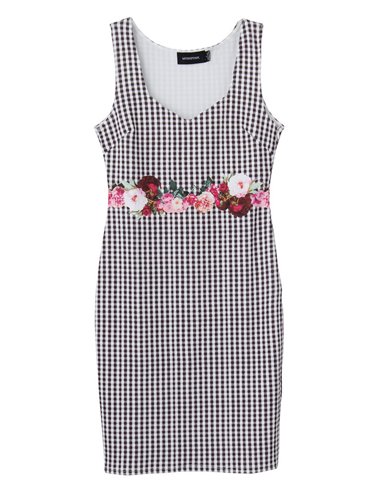 【IMPORT】Garden bed picnic crop　dress