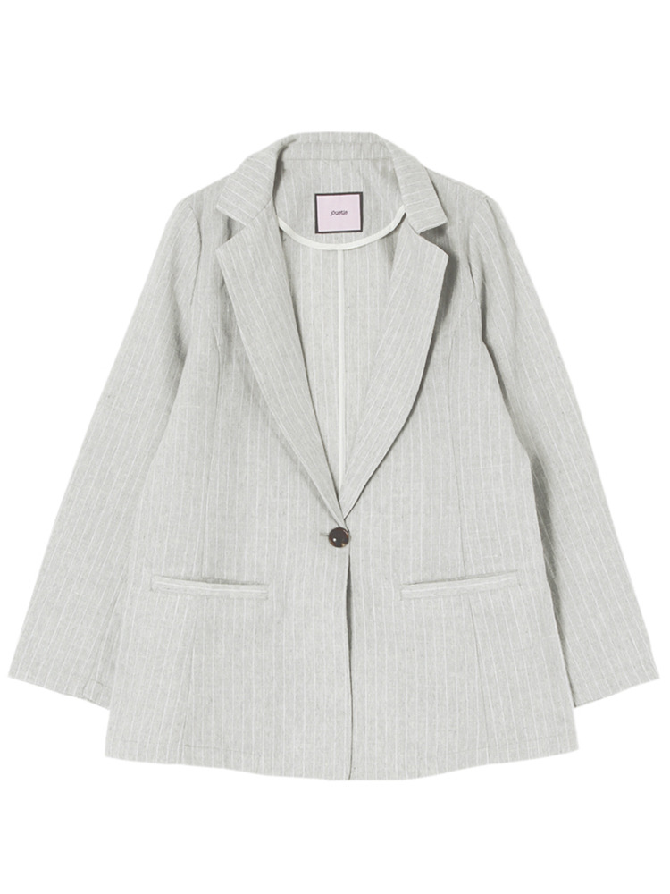 jouetie リネン混テーラードジャケット