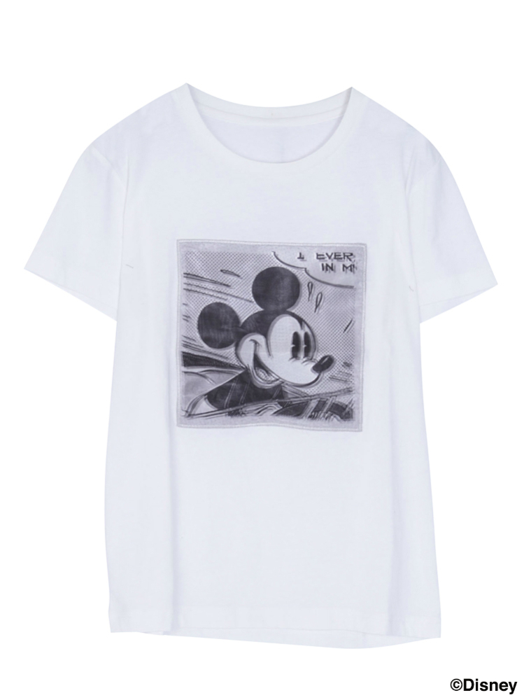 MICKEY　3ＤプリントT