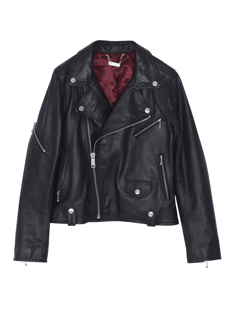 jouetie ラムダブルレザーライダース