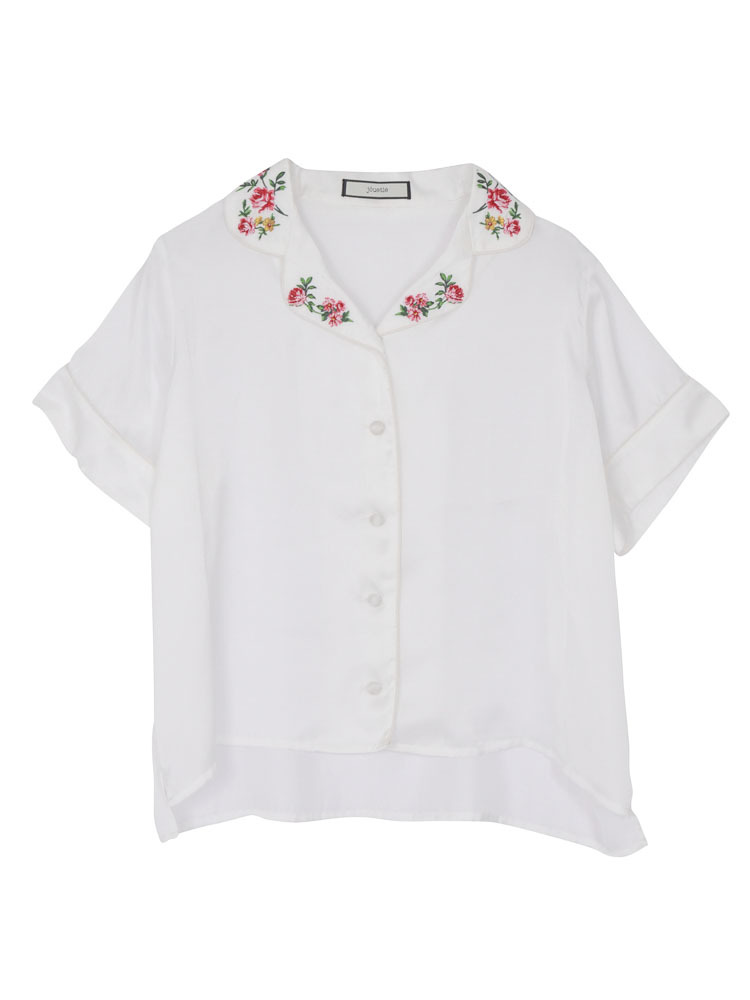 jouetie シシュウカラーブラウス