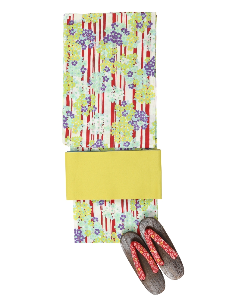 jouetie 【浴衣】桜ストライプ