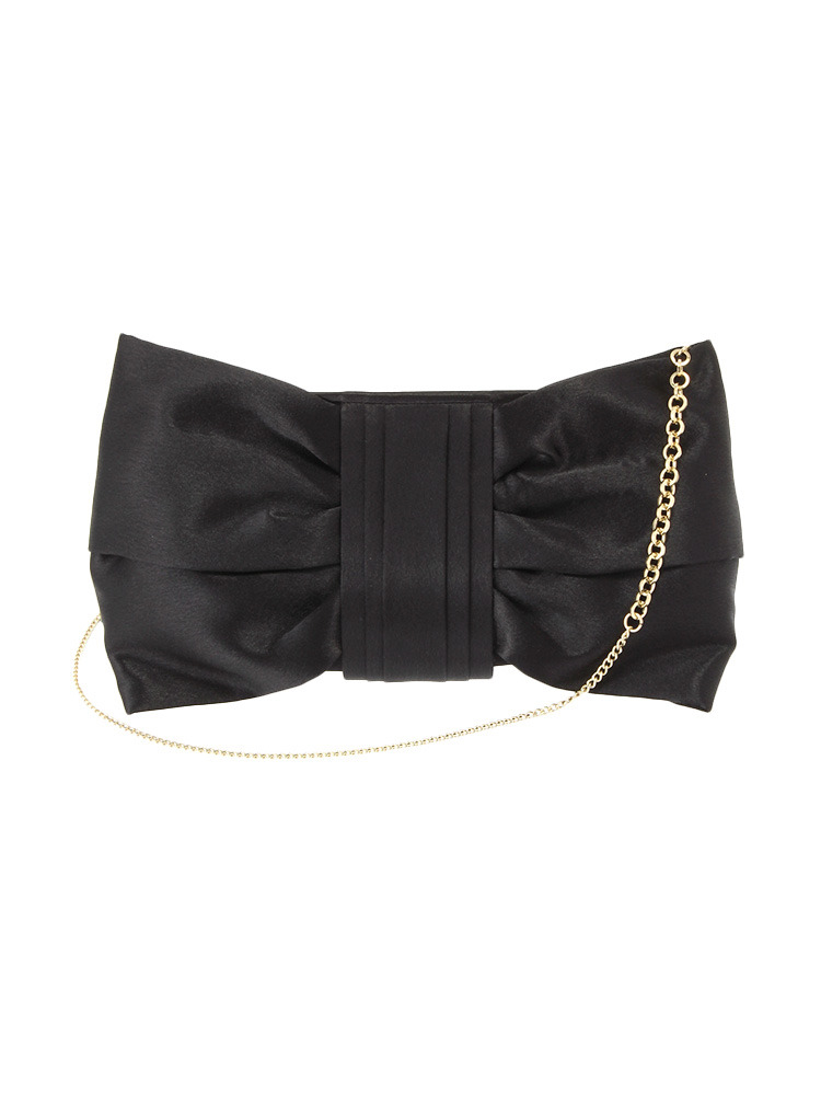 【Lapuis】 ビッグリボンクラッチ