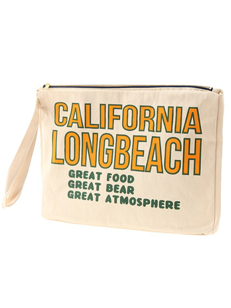 [Life Style]LONG BEACHプリントクラッチBA