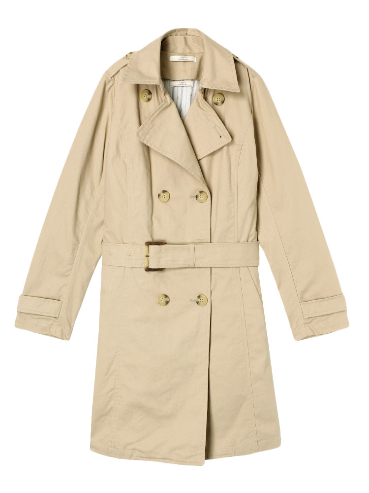 Ungrid ライナー付ミドル丈トレンチ