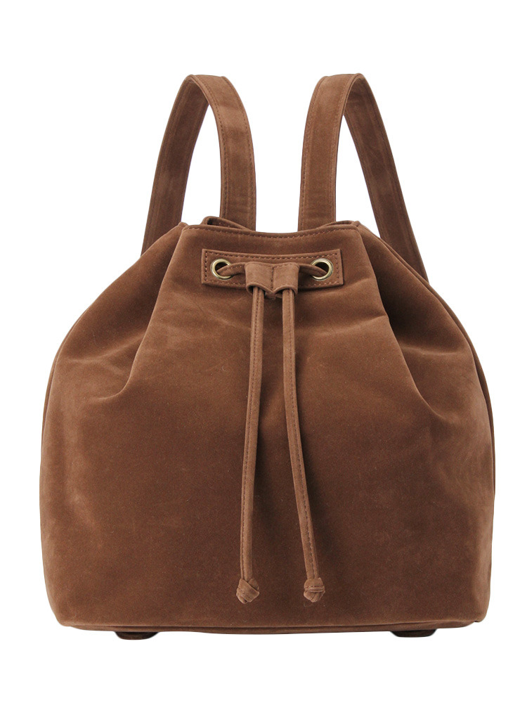 スウェードリュック