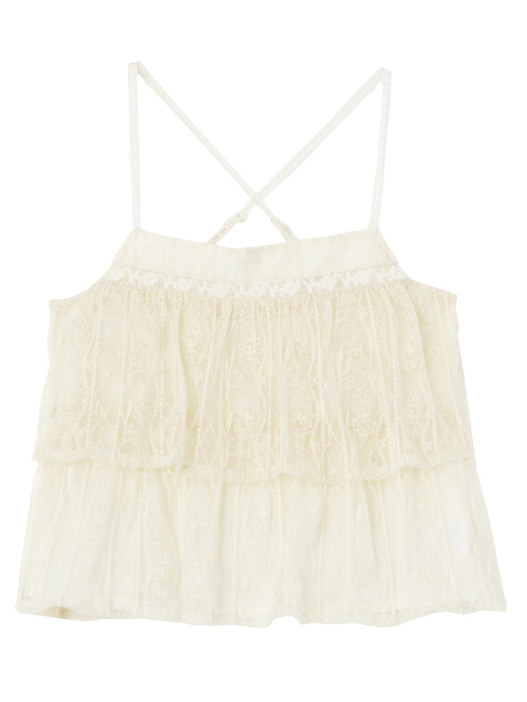 Ungrid　チュールレイヤードキャミ