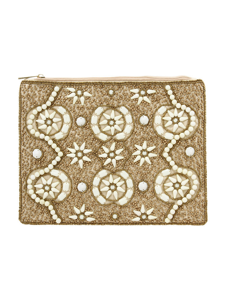 モチーフビーズクラッチBAG