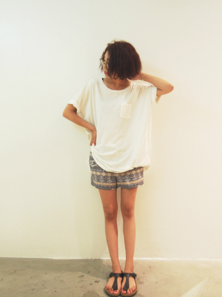 ネイティブ柄ショートパンツ