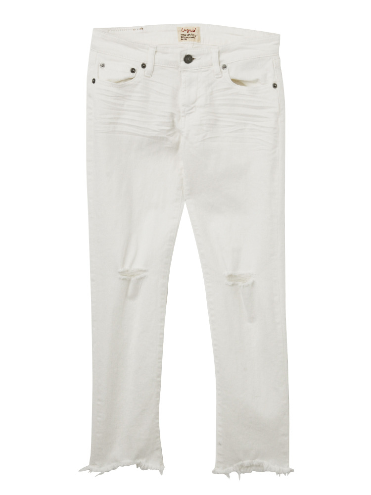 Ungrid クラッシュホワイトフレイドヘムストスリ 15,490 円