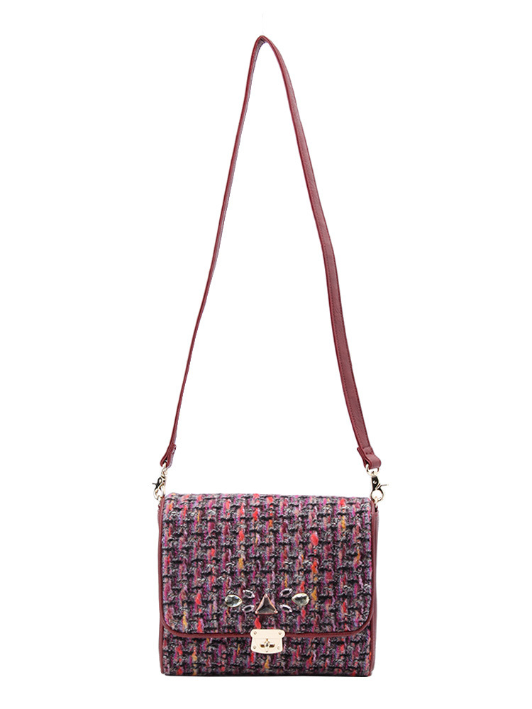 【casselini】ツイード×ビジューBAG