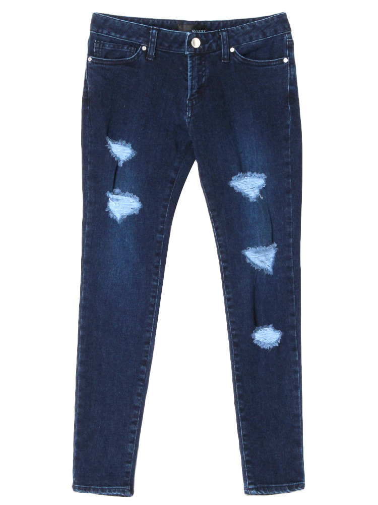 クラッシュスキニーdenimパンツ