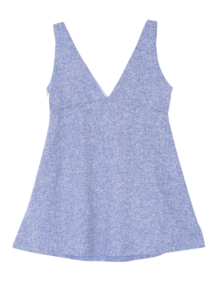 RESEXXY ツイードフレアワンピース