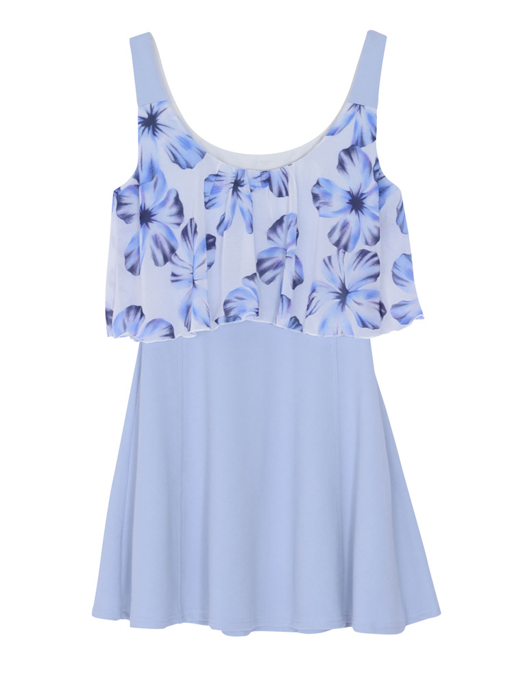 RESEXXY サマーフラワーコンビワンピース