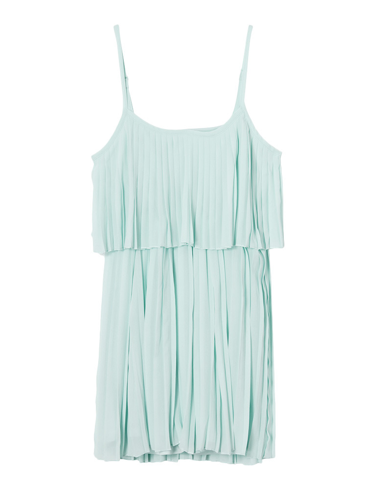 RESEXXY バックオープンプリーツワンピース